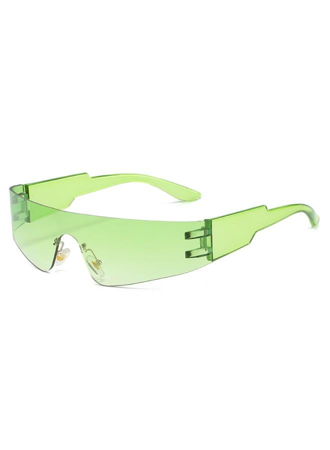 Frameless Sunglasses Women Monolithic Punk Sport Sunglasses Men Frame Colorful Fashion Glasses