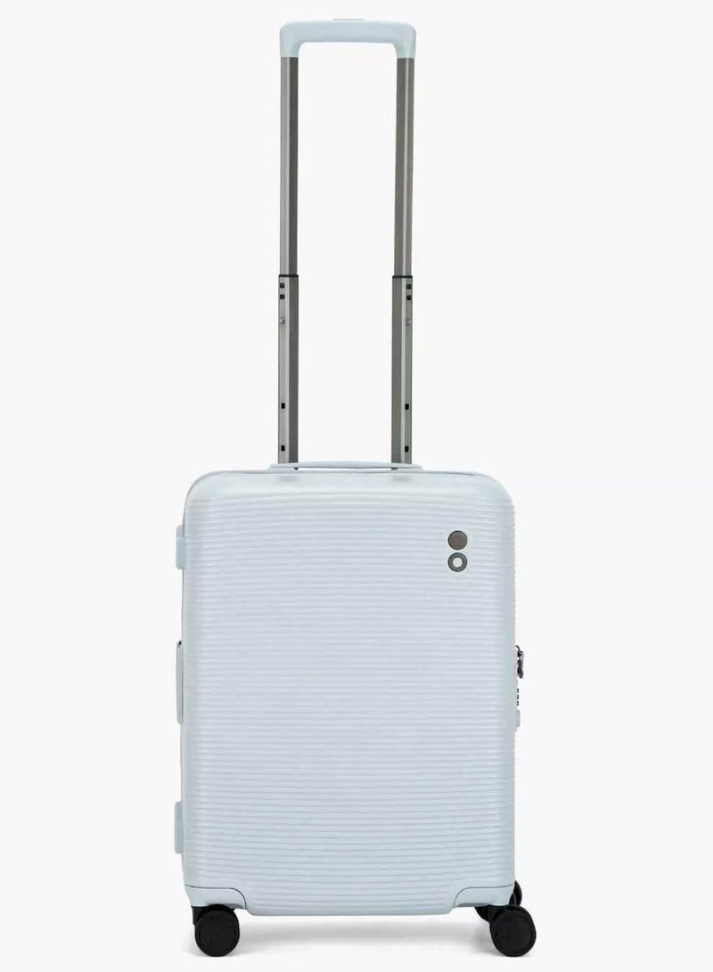 Echolac Ultima 54 Cm Hardsided 4-Double Wheeled Expandable Cabin Luggage Trolley - Light Blue - Image 1