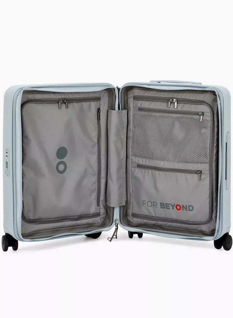 Echolac  Ultima 54 Cm Hardsided 4-Double Wheeled Expandable Cabin Luggage Trolley - Light Blue  | Best Price UAE