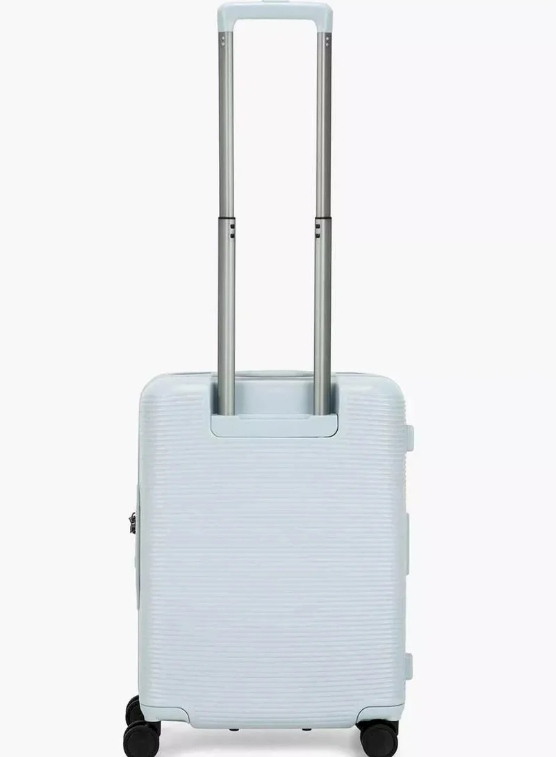 Echolac  Ultima 54 Cm Hardsided 4-Double Wheeled Expandable Cabin Luggage Trolley - Light Blue  | Best Price UAE