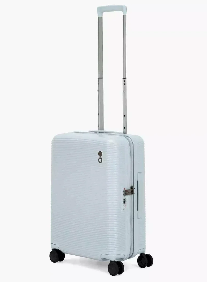 Echolac  Ultima 54 Cm Hardsided 4-Double Wheeled Expandable Cabin Luggage Trolley - Light Blue  | Best Price UAE