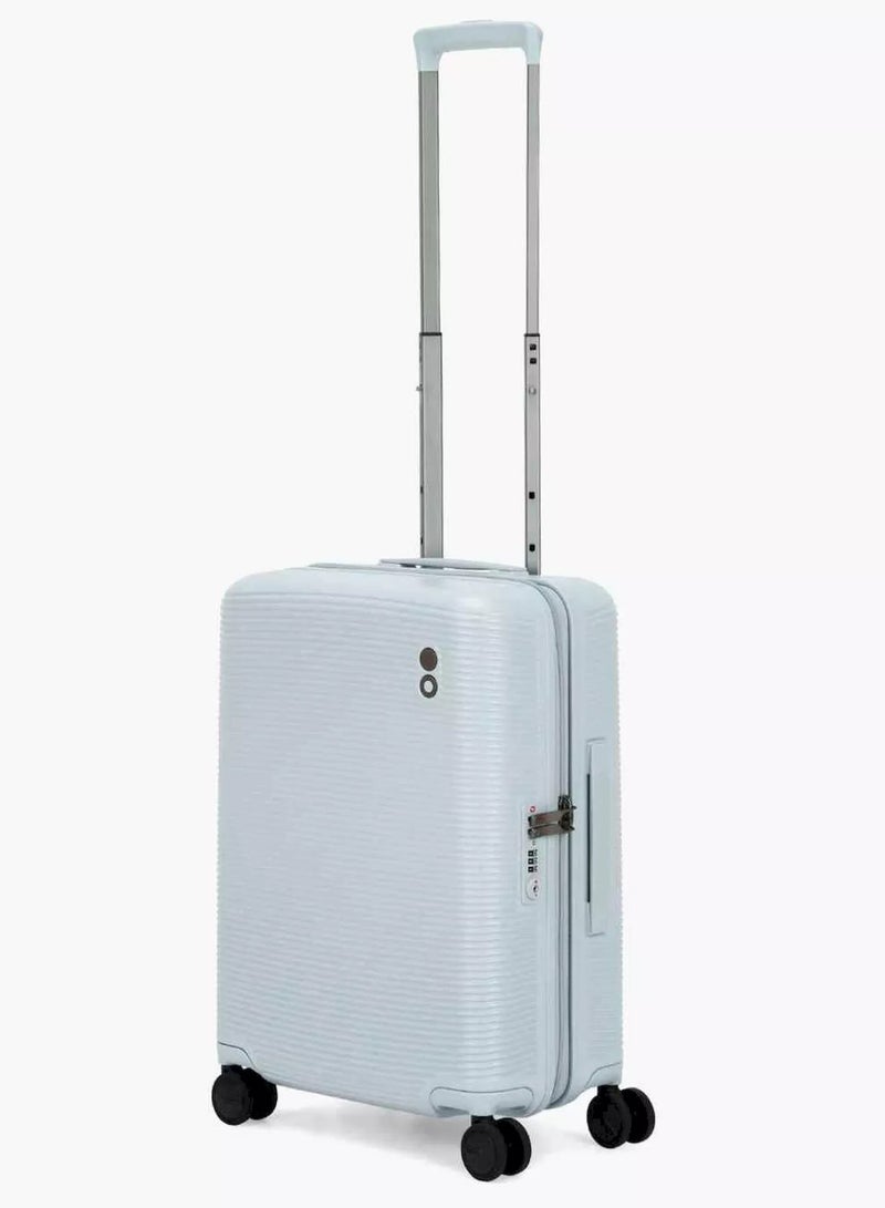 Echolac Ultima 54 Cm Hardsided 4-Double Wheeled Expandable Cabin Luggage Trolley - Light Blue - Image 5