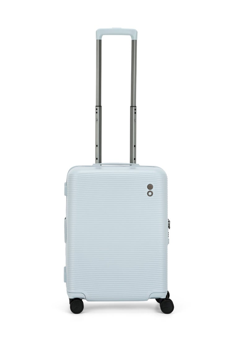 Echolac Ultima 54Cm Cabin Luggage Trolley Light Blue - Image 1