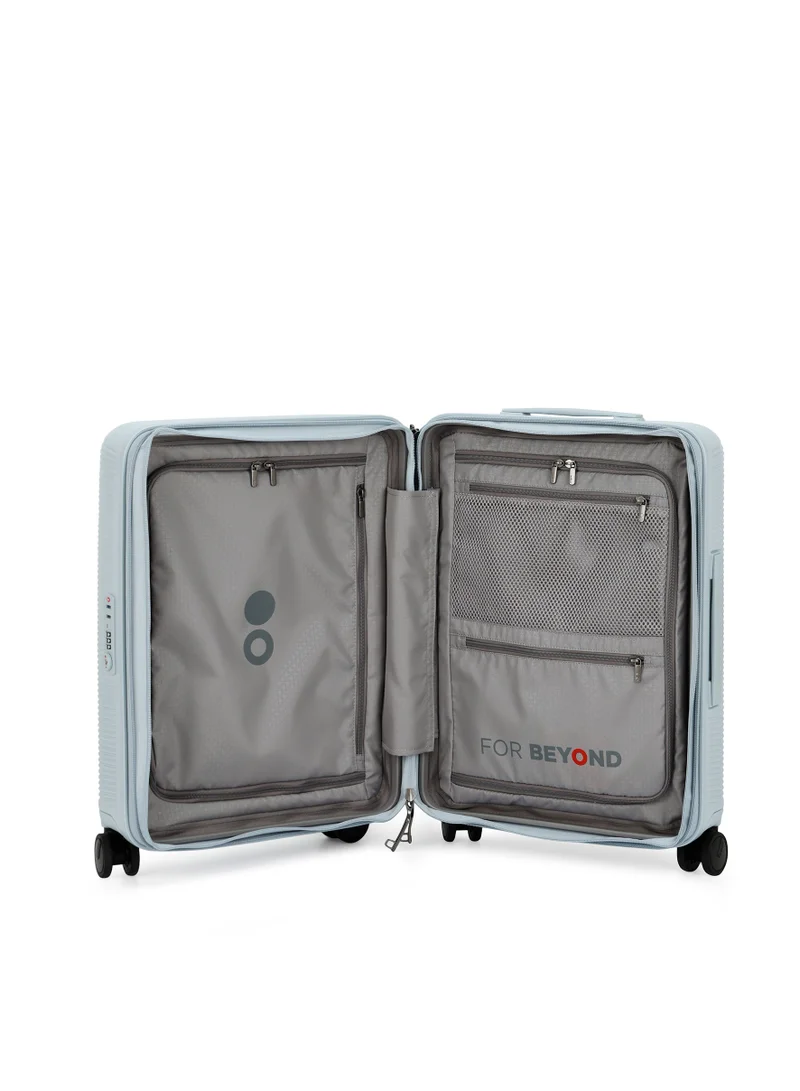 Echolac Ultima 54Cm Cabin Luggage Trolley Light Blue