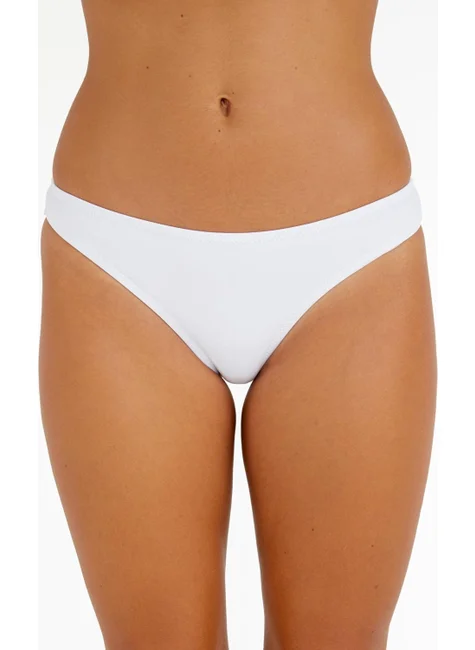 Ayyıldız 63044 White Brazilian Bikini Bottom