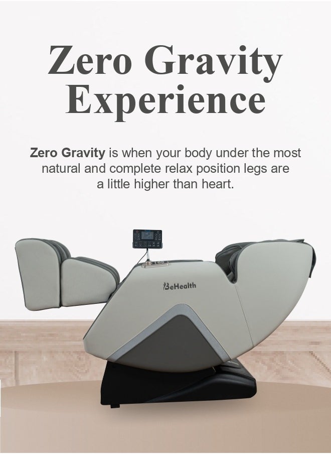 BeHealth - UltraSense 3D Massage Chair | Super Long SL-Track | 2 Zero Gravity Position | 12 Automatic Massage Programs | Heating Therapy | Foot Rollers - Image 1