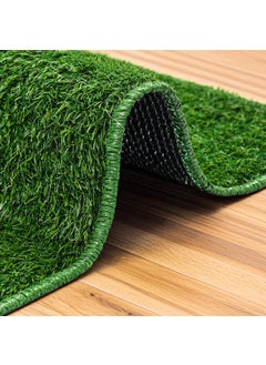 Status Contract Status Contract Braided Artificial Grass Mat, Floor Mat, Door mat Natural Green - Doormat (12 X 18)  - Image 3