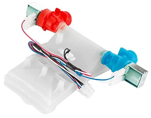 Semzohc W11210459 WTW5000DW1 WTW4816FW2 Washer Washing Water Inlet Valve Fit for Whirl-pool May-tag Ken-more ama-na, cro-sley Replaces AP6329217, W10701459, W10838319, W10869799, W11025984, W11038711 - Image 1
