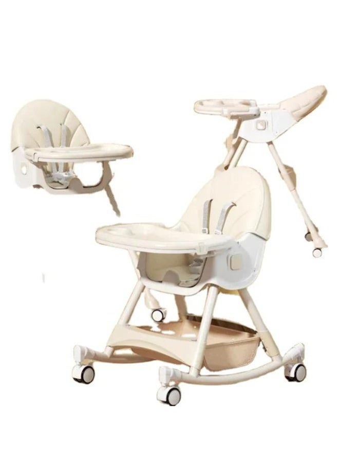 DEHKAH - 4 In 1 Reclining, Height Adjustable And Foldable Baby Dining Chair With Detachable Table - Image 1
