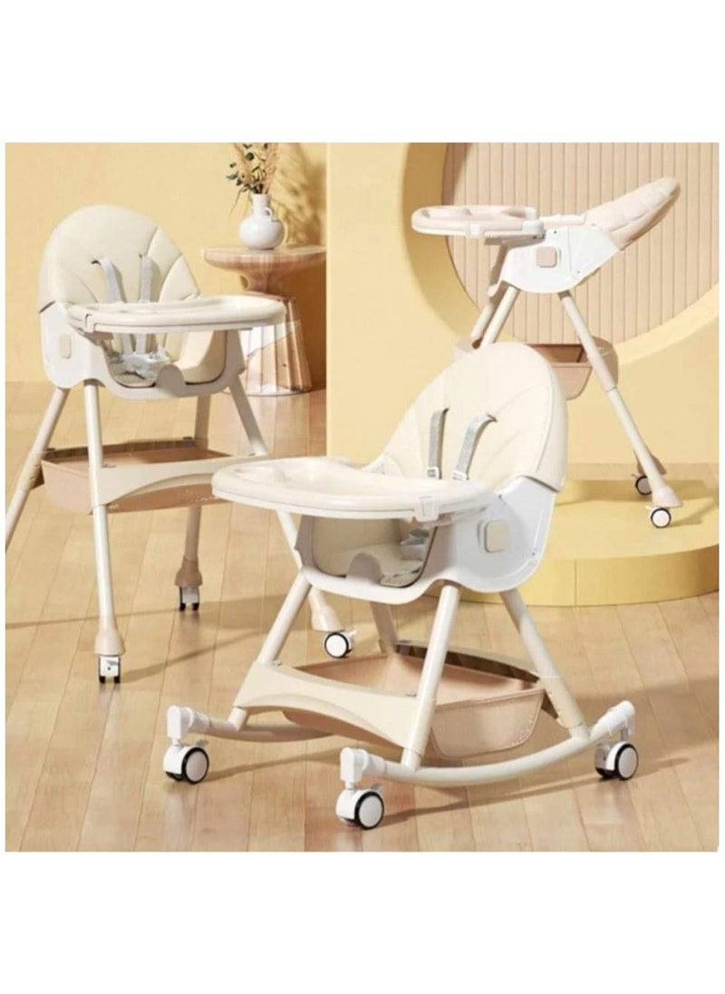 DEHKAH - 4 In 1 Reclining, Height Adjustable And Foldable Baby Dining Chair With Detachable Table - Image 1