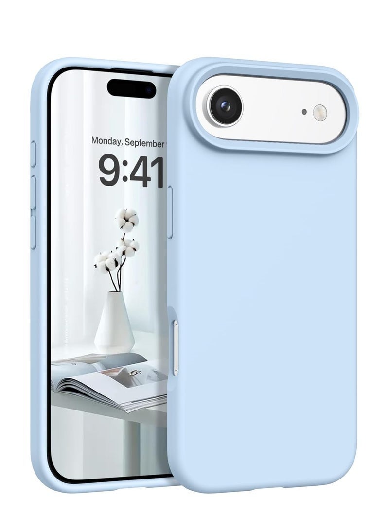 ELTRAZONE iPhone 17 Air Smooth Liquid Silicone Soft Cover | Shockproof Protective Case with Microfiber Lining | Slim Anti-Fingerprint Back Cover for iPhone 17 Air 6.5-Inch | Soft Touch Silicone Phone Case - Image 1