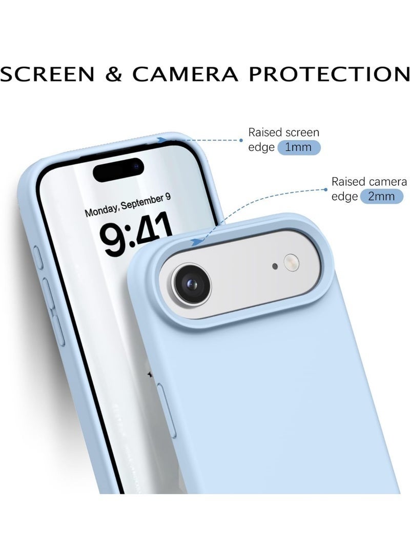 ELTRAZONE iPhone 17 Air Smooth Liquid Silicone Soft Cover | Shockproof Protective Case with Microfiber Lining | Slim Anti-Fingerprint Back Cover for iPhone 17 Air 6.5-Inch | Soft Touch Silicone Phone Case - Image 4