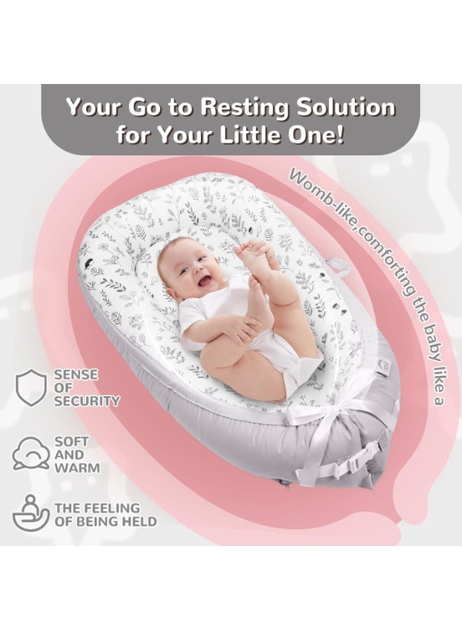 EAQ Baby Lounger, Infant Lounger for Newborn,Portable Baby Nest Cover Breathable & Soft, Newborn Essentials - Image 3
