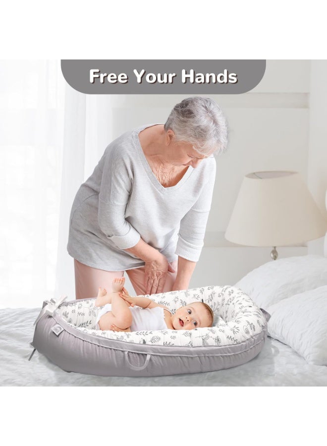 EAQ Baby Lounger, Infant Lounger for Newborn,Portable Baby Nest Cover Breathable & Soft, Newborn Essentials - Image 5