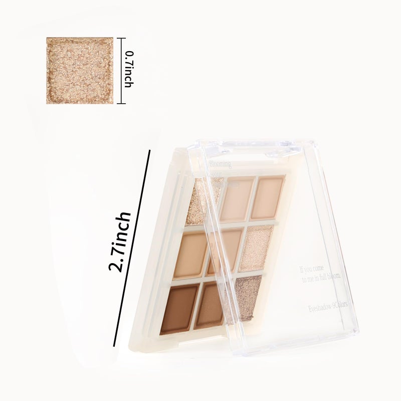 Boobeen Nude Eyeshadow Palette - Matte and Shimmer Makeup, Highly Pigmented Creamy Eye Shadow Powder, Create a Neutral Eye Look, Long Wearing - Image 5