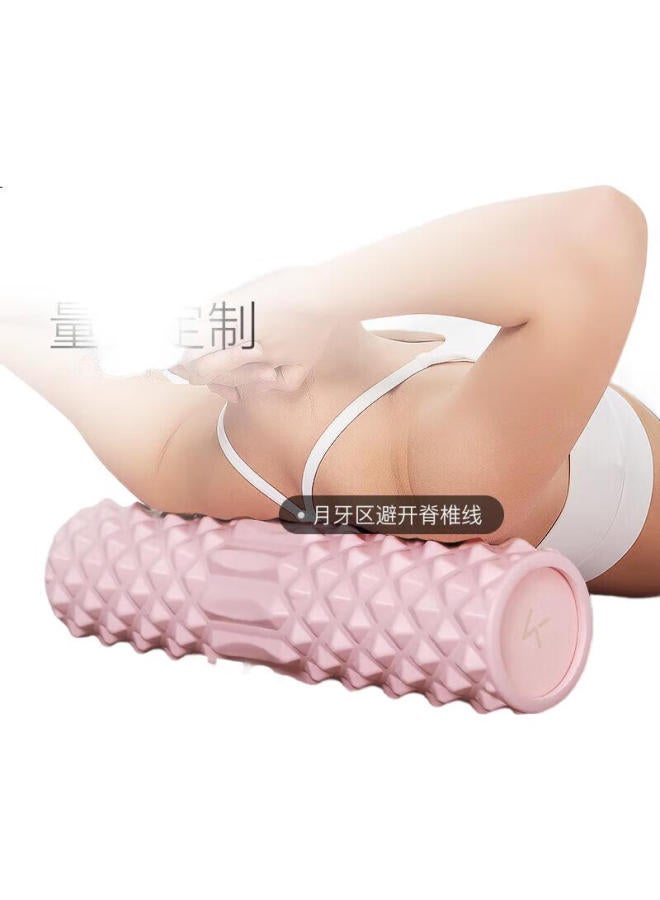 Keep Foam Roller Solid Muscle Relaxation Massage Stick Yoga Equipment, Classic Cherry Blossom Pink - Image 1