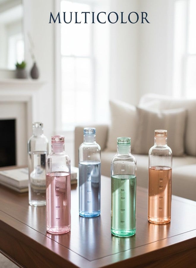 Bossberry Sonnet Water Bottle, Crystal Clear Plastic bottle, Spill Proof,Screw lid, 600ml and 1000ml set of 2 (600ml) - Image 3