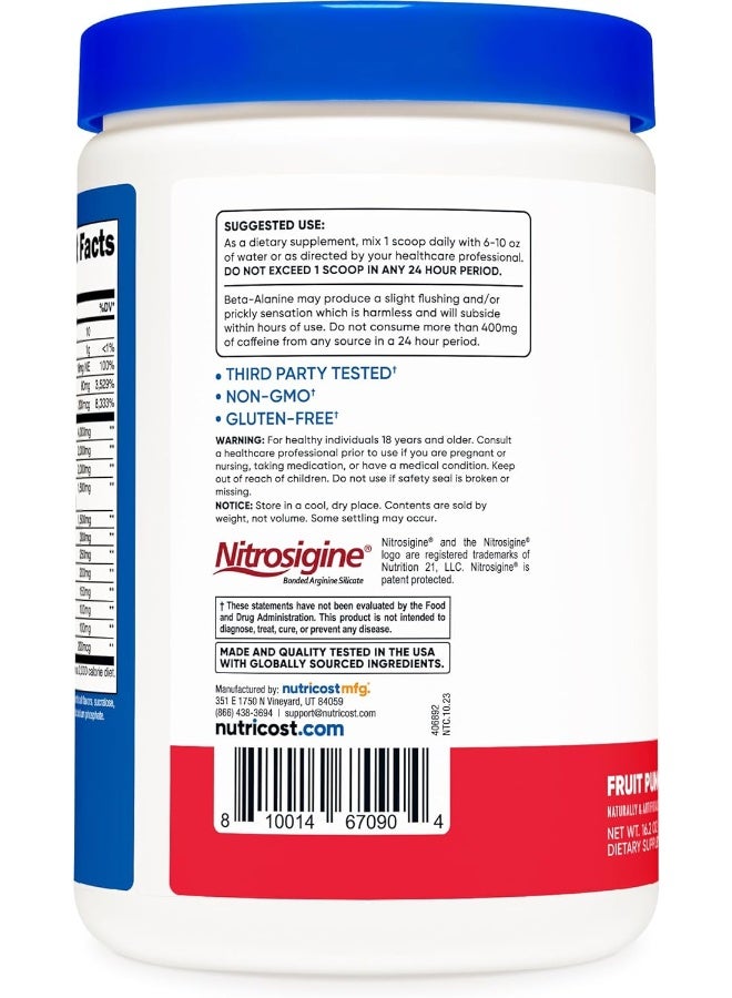 Nutricost Pre-Workout Complex Powder Fruit Punch 30 Serv - Image 3