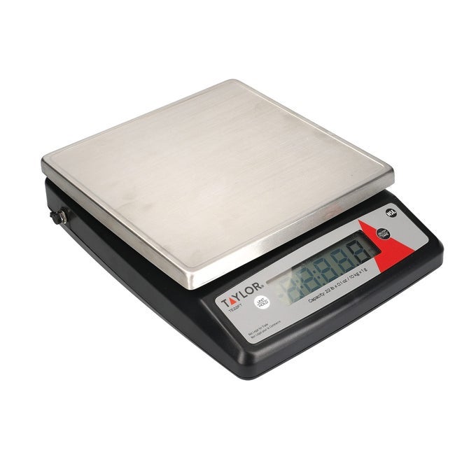 DIGITAL KITCHEN SCALE DUAL PLATFORM PRO PROFESSIONAL STANDARD PRECISION ACCURACY AND TARE FUNCTION BRUSHED STAINLESS STEEL 10KG CAPACITY BLACKSILVER