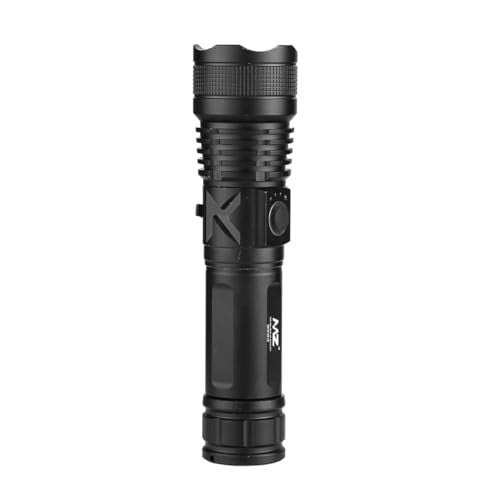 MZ M983 (Rechargeable LED Metal Torch) Zoomable 5 Modes Flashlight, Super Bright 100W Light with 1200mAh Battery - Image 2