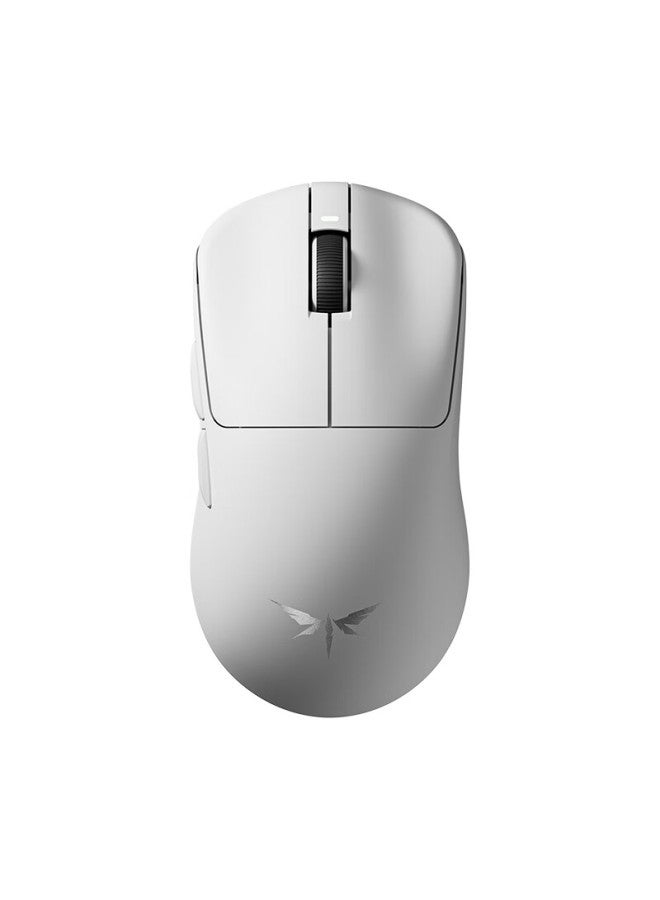 Vgn Dragonfly F1 Se Wireless Mouse, Lightweight Ergonomic Design, Gaming And Office Wired/2.4g/bluetooth Triple-mode, Large Battery, Dragonfly F1 Se, White
