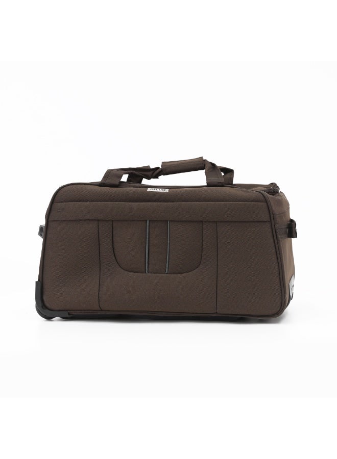 DILIXI Duffle Bag Set, 3 Pieces, Brown, Soft Oxford Fabric, Wheeled with Telescopic Handle - Image 2