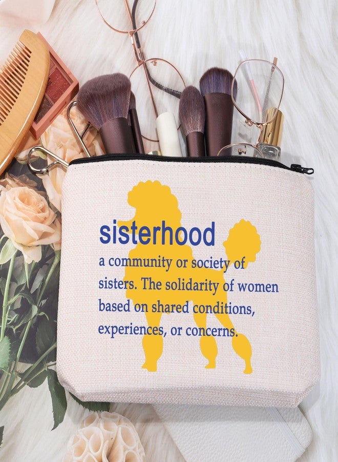 MEIKIUP Sorority Makeup Bag Gift Sorority Paraphernalia Gift Sorority Sister Travel Toiletry Bag (sisterhood bag) - Image 2