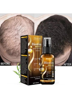iBealee Biotin Hair Regrowth Serum Spray, Hair Essential Spray, Biotin Thickening Herbal Serum, Anti Hair Loss Serum For Hair Growth And Hair Loss, Hair Regrowth For Thicker Longer Fuller Hair  - Image 1