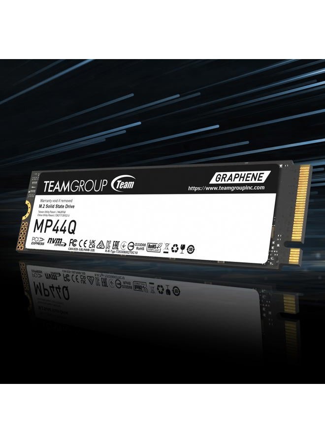 TeamGroup MP44Q 1TB SLC Cache Gen 4x4 M.2 2280 PCIe 4.0 with NVMe Laptop & Desktop & NUC & NAS SSD Solid State Drive (R/W Speed up to 7,400/6,200MB/s) TM8FFD001T0C101 - Image 5