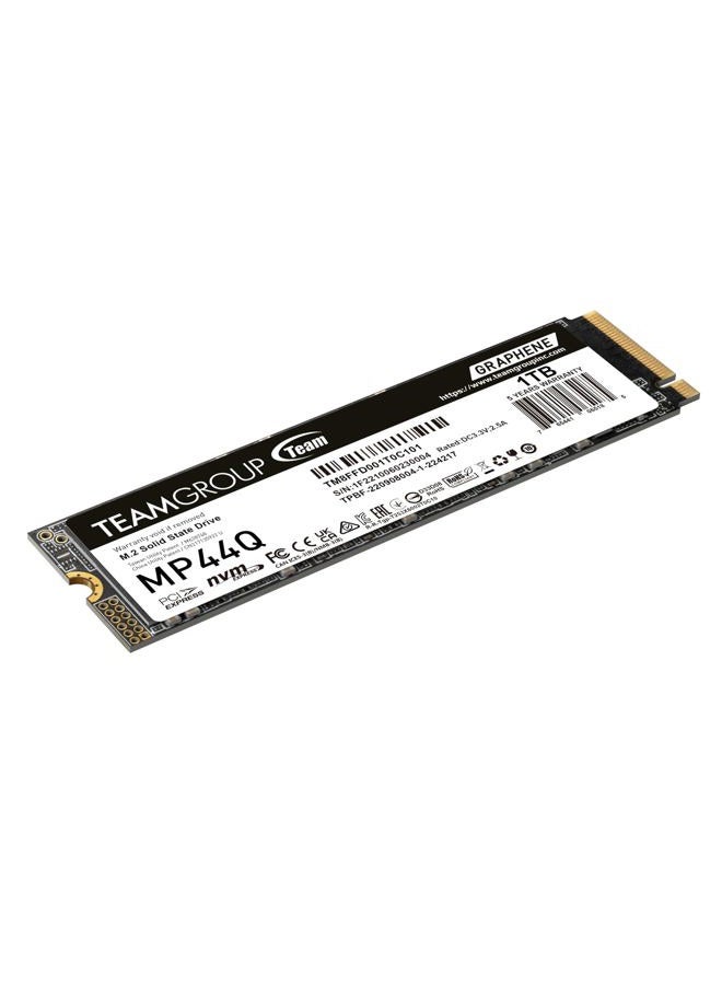 TeamGroup MP44Q 1TB SLC Cache Gen 4x4 M.2 2280 PCIe 4.0 with NVMe Laptop & Desktop & NUC & NAS SSD Solid State Drive (R/W Speed up to 7,400/6,200MB/s) TM8FFD001T0C101 - Image 3