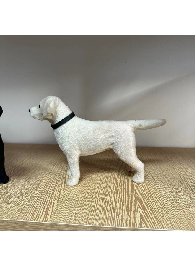 14cm Height, Black Labrador Dog Realistic Model Ornament, Lifelike Creative Desktop Decoration, Suitable as a Memorial for Pet Lovers, Home Decor Ornament, or Birthday Creative Gift - Image 4