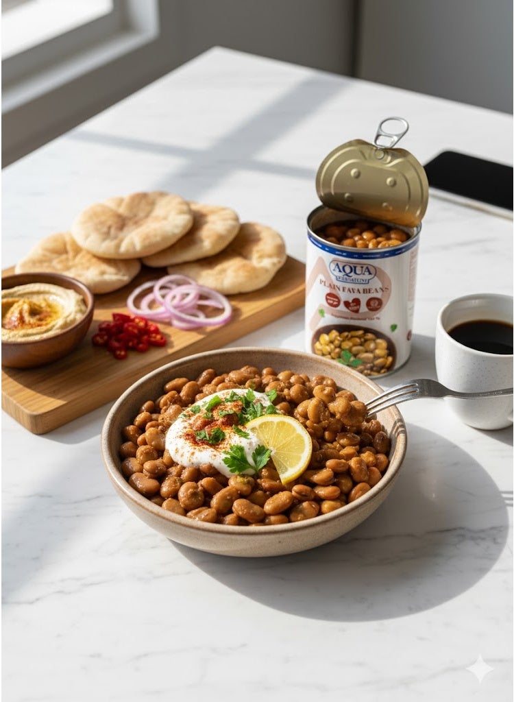 AQUA PREMIUM Fava beans Plain easy open 400grams Pack of 4 - Image 4