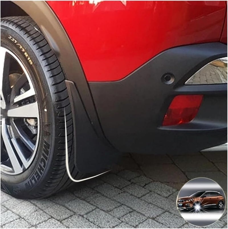 الأمامية الخلفية سيارات واقية من الطين متوافقة مع بيجو 3008 SUV 2017 2018 2019 - Image 3