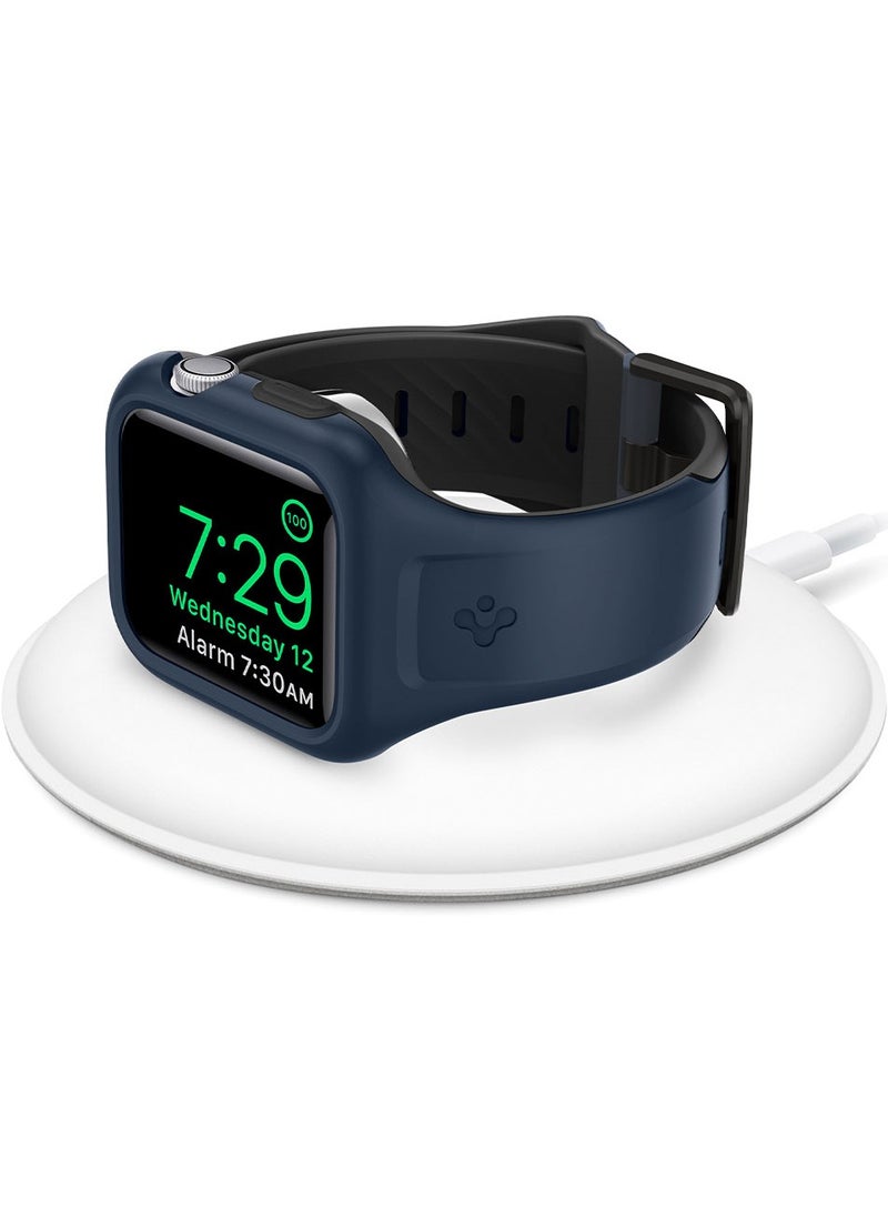 Liquid Air Pro Case with Band for Apple Watch 44mm Series 6/SE/5/4 - Blue