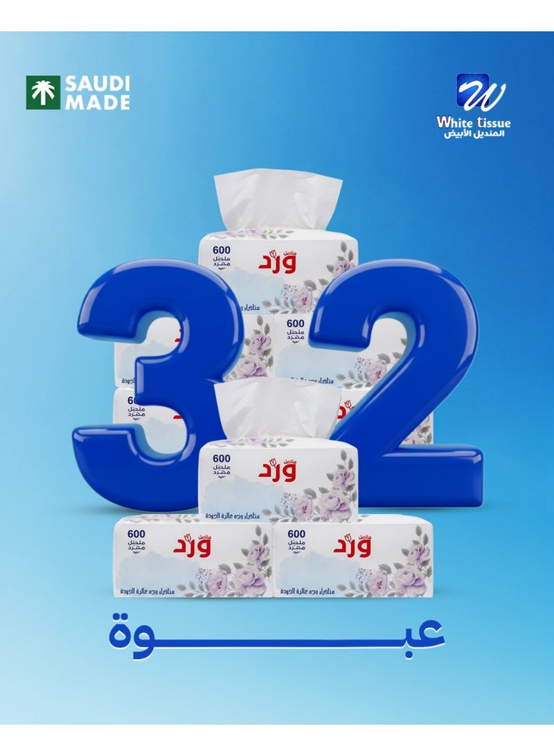 Ward Tissues, 600 single tissues, 32 packs - Image 2