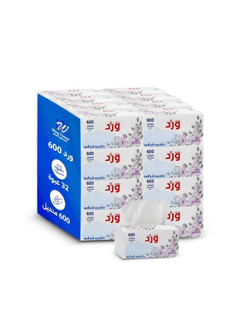 Ward Tissues, 600 single tissues, 32 packs - Image 1