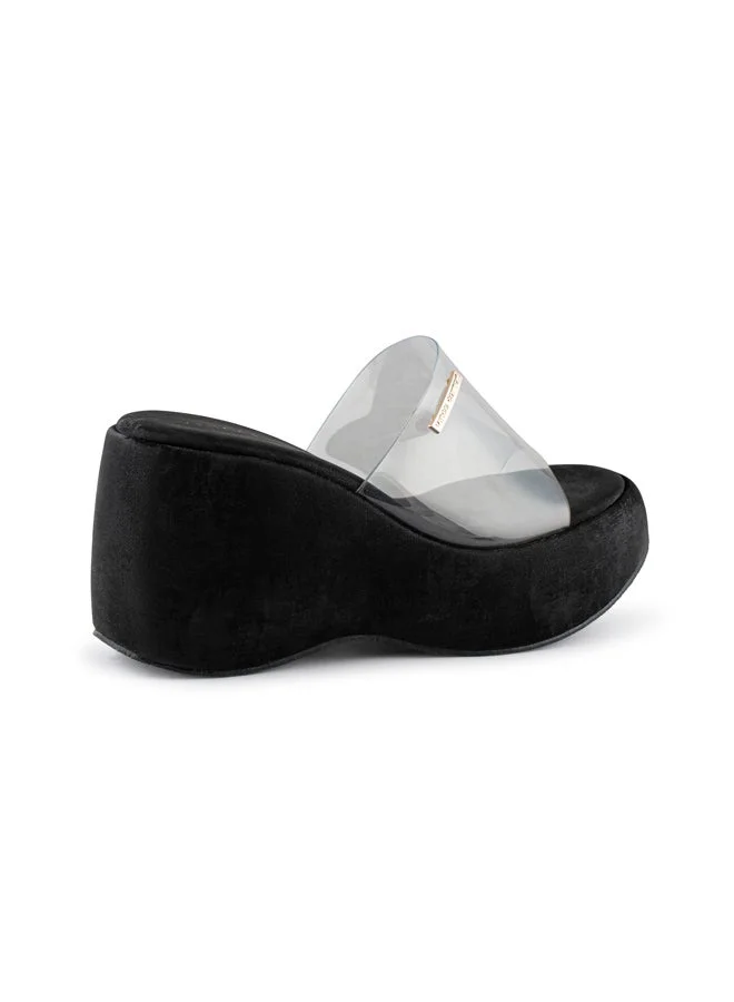 Vincci Women One Strap Wedge Sandals