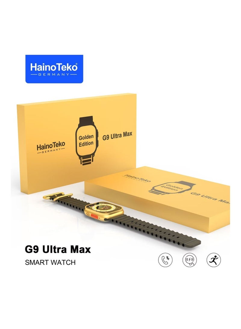 Haino Teko Golden smart watch ultra with Extra strap special watch for man  - Image 2