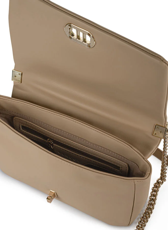 Vincci Women Quilted Shoulder Bag With Chain detail