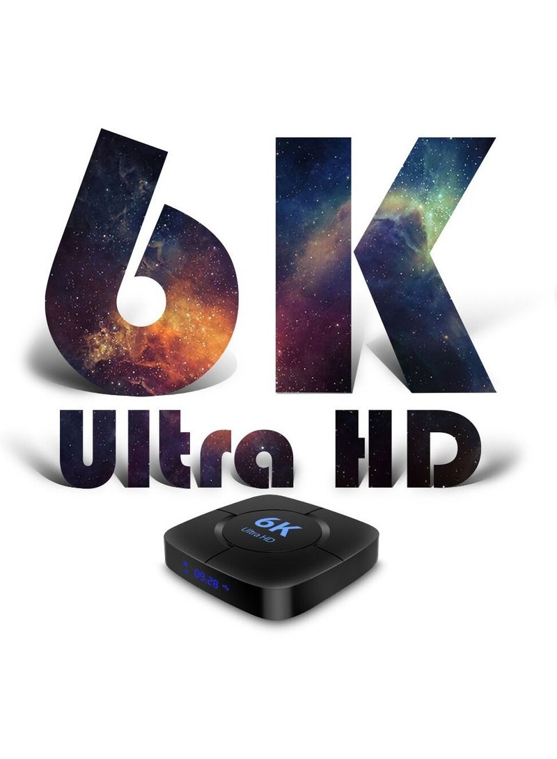 6K Ultra HD Android TV Box Android WIFI Bluetooth Smart TV Box Set Top Box - Image 5