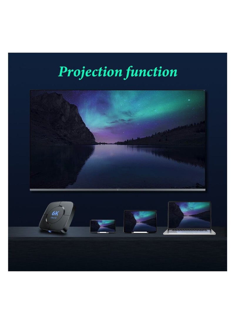 6K Ultra HD Android TV Box Android WIFI Bluetooth Smart TV Box Set Top Box - Image 3