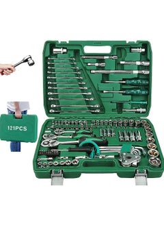 NIUXIANG Mechanic Socket Tool Kit Set,121PCS Car Repair Tool Wrench Set Batch Head Ratchet Pawl Socket Spanner Screwdriver Auto Repairing and Household  - Image 1