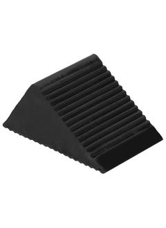 Wheel Stoppers, 1Pcs Black Wheel Wedge, for Car Wheel Tires Trucks Trailers, Solid Rubber Heavy Duty Black Wheel Chock