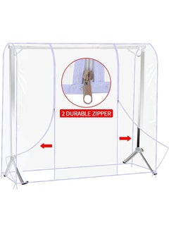 71 Lclear Transparent Clothing Rack Cover Dustproof Garment Shoulder Rack Covers Home Bedroom Clothing Dustproof Waterproof Protector With Durable Zipper And Roomy Pocket L 71X20X52 Inch - pzsku/Z6E20767776F3E1DE42E0Z/45/_/1721976108/aa35cea6-b2f7-4e08-a32a-8ed567d2fb7e