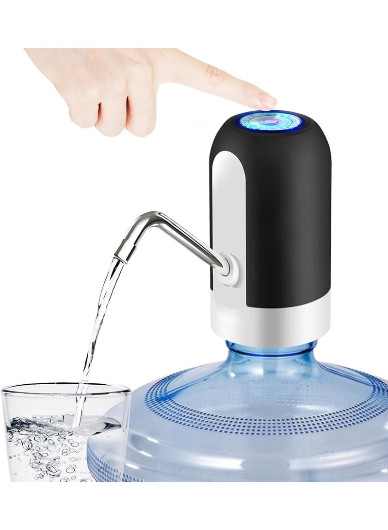 Water Bottle Dispenser, USB Charging Water Bottle Pump, Portable Water Dispenser Pump for Camping - Image 1
