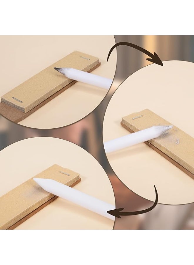 Mixing Paper Wiper Set Blending Stumps with Sandpaper Pencil Sharpener for Drawing and Sketching Pack of 10 - Image 5