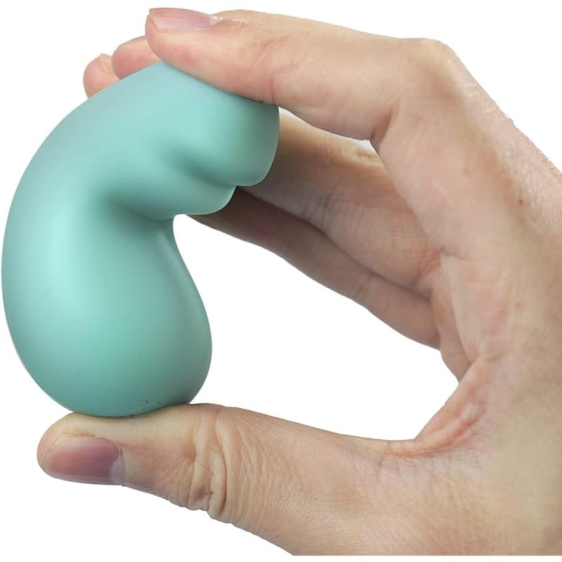 Jofeis Multifunctional Ultra Soft Squeeze Personal Electric Massager with Vibrating Physic Therapy Massage Ball, Finger Massager for Hand Exercisers Fidget & Relaxtion(Green) - Image 3