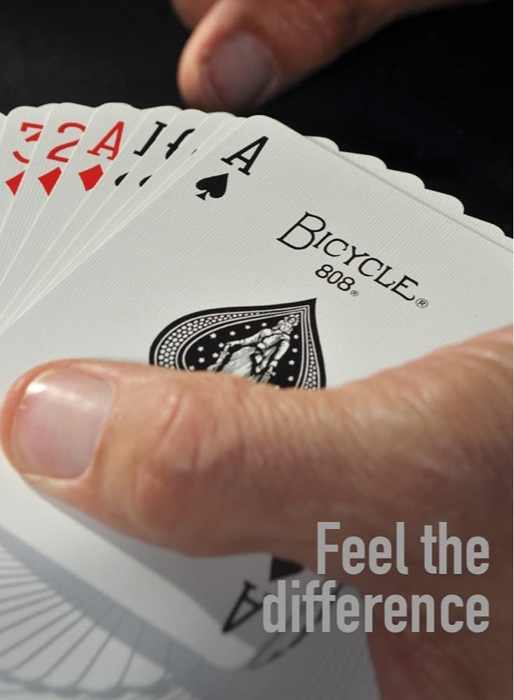 بايسكل أوراق اللعب القياسية باللون الأحمر والأزرق لجميع ألعاب الورق 2x52 - Image 2