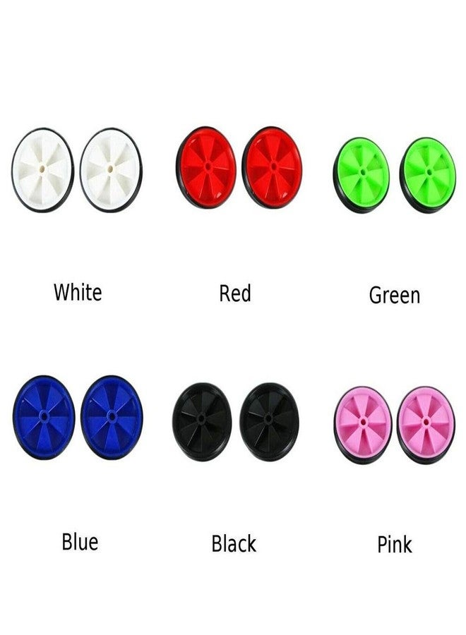 SYCOOVEN Pink Bicycle Training Wheels for Kids - 1 Pair Cycling Support Wheels, Low Noise Rubber Bike Assist Wheel Stabilisers - Image 4