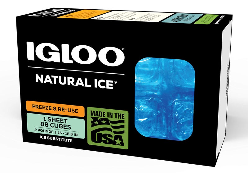 Igloo MaxCold Gel Ice Packs, Reusable Ice Packs for Coolers, Long Lasting Cold Freezer Pack for Lunch Boxes and Camping - Image 1